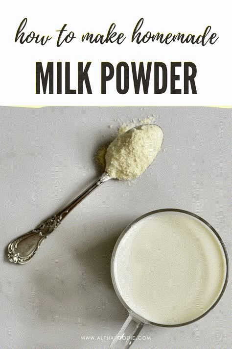 How to make powdered milk at home from fresh milk - using just a large saucepan and fresh milk. Plus, reconstituting milk powder and various uses. Homemade Milk, Goat Milk Recipes, Homemade Dry Mixes, Homemade Pantry, Homemade Condiments, Coconut Milk Powder, Cooking Homemade, Dehydrated Food, No Dairy Recipes