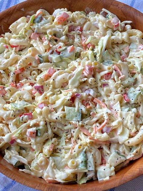 Macaroni Coleslaw Salad