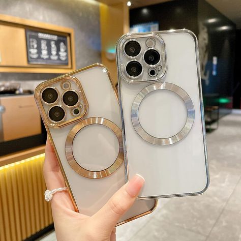 Designed for iPhone 13 Pro Max 6.7 "(not suitable for iPhone 13 6.1"/iPhone 13 Pro 6.1 "). Please confirm your phone model before purchasing. Manifesting Iphone, Luxury Plates, Magsafe Case, Clear Case, Clear Cases, Iphone 13 Pro, Guys And Girls, Camera Lens, Iphone 13