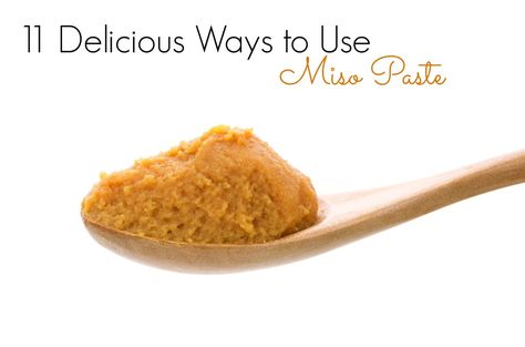 What is miso paste and how do you use it? Learn 11 easy ways to make fun Asian-inspired dishes! Miso Paste Recipes, Miso Recipe, Miso Paste, Asian Inspired Dishes, Vegan Curry, Fermented Foods, Vegan Eating, Clean Eating Recipes, I Love Food