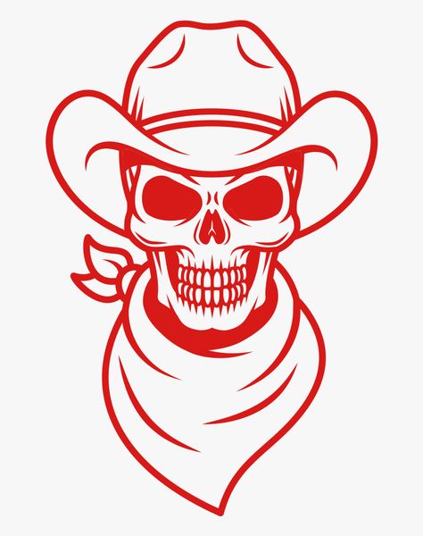 Skull With Cowboy Hat Tattoo, Skull With Cowboy Hat, Skull Clip Art, Cowboy Hat Tattoo, Skull Template, Hat Tattoo, Simple Skull, Drip Art, Stained Glass Patterns Free