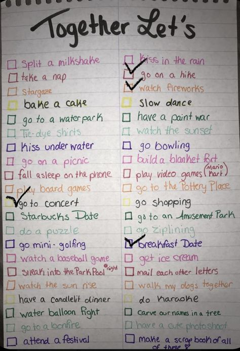 Bf To Do List, What Bf Wants From Gf, Things To Do With Your New Boyfriend, Bf Hangout Ideas, Ways To Ask Your Crush Out, Cute Stuff To Do With Your Boyfriend, Things To Make Ur Boyfriend, What To Do With Your Guy Best Friend, What To Do With Your Boyfriend At School