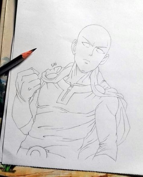 Saitama Sketch, Saitama Drawing, Comic Art Sketch, Pencil Drawing Images, Cosplay Art, Anime Classroom, Naruto And Sasuke Wallpaper, Naruto Sketch, Manga Drawing Tutorials