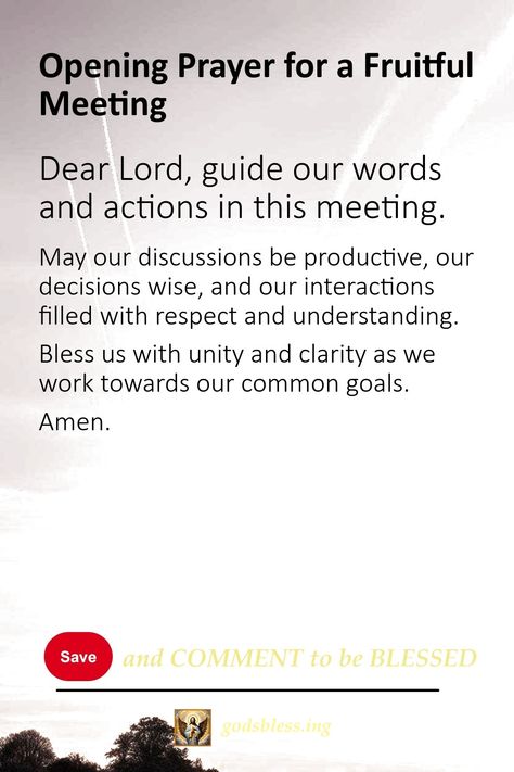 Opening Prayer for a Fruitful Meeting Opening Prayers For Meetings, Opening Prayer For School, Reflections For Work Meetings Healthcare, Opening Prayer For Church Service, Prayer For Meeting, Closing Prayer For Meeting, Opening Prayer For Meeting, Work Prayers, Prayer For A Job