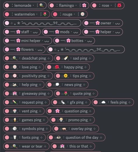 Themes For Discord Servers, Discord Role Ideas Aesthetic, Discord Aesthetic Roles, Discord Server Design, Discord Server Inspo Aesthetic, Discord Names Aesthetic, Discord Server Names Ideas, Discord Server Name Ideas, Discord Server Rules Ideas