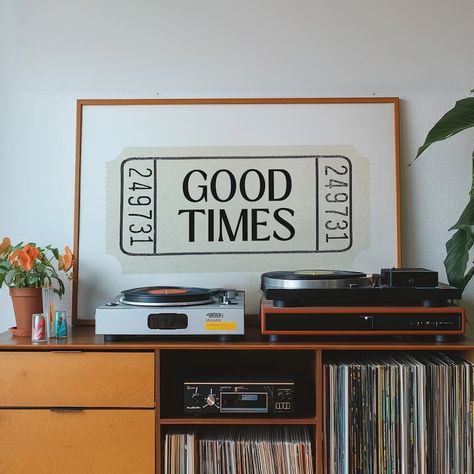 Good Times Wall Art Ticket Print Trendy Wall Art Retro Print Black and White Prints Aesthetic Digital Prints Bedroom Poster Horizontal Print - Etsy Finland Music Wall Art Aesthetic, Horizontal Vintage Poster, Music Poster Living Room, Horizontal Retro Poster, Room Prints Music, Trendy Art Prints, Apartment Living Room Design, Blue Poster, Minimal Wall Art