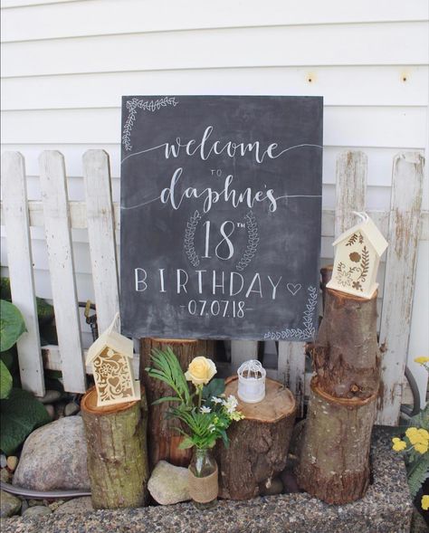 Chalk birthday sign  instagram: @legaspilettering 18th Birthday Chalkboard Sign, Birthday Chalkboard, Chalkboard Signs, Birthday Sign, 18th Birthday, Chalkboard, Art Quotes, Chalk, Chalkboard Quote Art