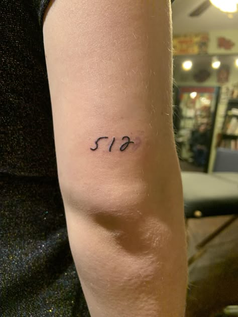 Finally went ahead and got the tattoo Ive been thinking about for awhile happy with the results! Its the area code I grew up in with my late fathers handwriting. #tattoos #tattoo #beauty Area Code Tattoo Ideas, Zip Code Tattoo, Area Code Tattoos, Area Code Tattoo, Code Tattoo, Handwriting Tattoo, Handwriting Tattoos, Go Tattoo, Trending Tattoos