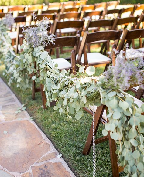 Eucalyptus aisle runner | Birds of a Feather Photography | Blog.theknot.com Eucalyptus Wedding Centerpiece, Aisle Candles, Garland Wedding Decor, Wedding Aisle Decorations, Eucalyptus Garland, Eucalyptus Wedding, Birds Of A Feather, Aisle Decor, Garland Wedding