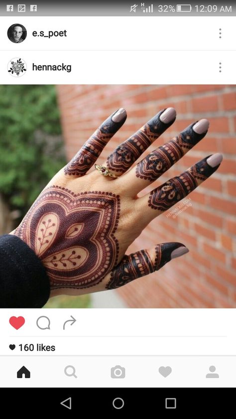 Mahanadi Design, Mehandi Tattoos, Sanji Art, Best Arabic Mehndi Designs, Mehndi Hands, Fingers Mehndi, Tiki Design, Short Mehndi Design, Simple Arabic Mehndi Designs