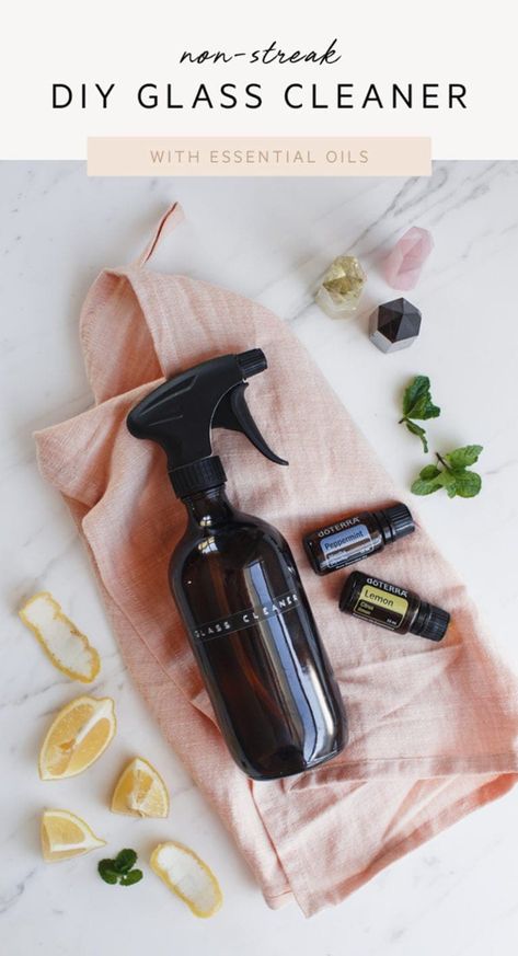 #DIYrecipes #DIYcleaning #greencleaningideas #nontoxcleaning #nontoxic #essentialoils #doterra #AscensionKitchen Vinegar Glass Cleaner, Glass Cleaner Recipe, Diy Glass Cleaner, Diy Vinegar, Amber Spray Bottle, Green Cleaning Recipes, Natural Cleaning Recipes, Diy Essential Oil Recipes, Homegrown Food