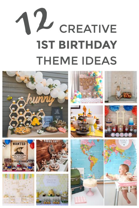 http://theorganizedmomlife.com/first-birthday-party/ First Birthday Themes Unique, First Birthday Unique Themes, Unique First Birthday, Unique Birthday Decoration Ideas At Home, Unique First Birthday Themes, Unique 1st Birthday Themes, First Birthday Party Theme Ideas, Unique Birthday Party Themes, Birthday Party Theme Ideas