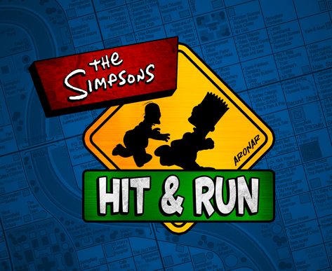 This is my redesigned logo for the iconic video game «The Simpsons: Hit & Run»! Simpsons Logo, Simpsons Hit And Run, Run Logo, The Simpsons Game, Logo Redesign, Hit And Run, The Simpsons, Video Game, Gaming