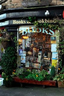 Article about great bookstores around the world. Pictured: Scrivener Books, Derbyshire, UK Quaint Bookstores, Narrow Building, Buxton Derbyshire, Books And Tea, Lots Of Books, Book Shops, Derbyshire England, Book Stores, Book Cafe