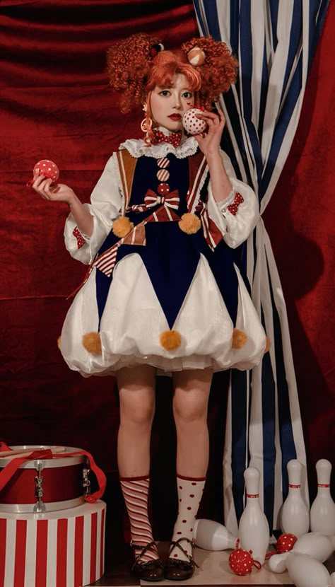 New Release: Asleep Townlet 【-Cloud Circus-】 Lolita OP Dress

◆ Shopping Link >>> https://lolitawardrobe.com/search/?Keyword=Cloud+Circus Circus Fashion, Clown Dress, Circus Outfits, Clown Clothes, Dark Circus, Op Dress, Cute Clown, Photographie Portrait Inspiration, A Clown