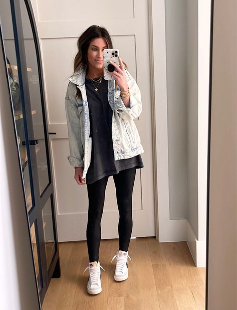 Shop Aerie Distressed Oversized … and other curated products on LTK, the easiest way to shop everything from your favorite creators. Stylish Jeans Outfit, Layering Outfits Fall, The Sister Studio, Layering Ideas, Sister Studio, Date Night Looks, Winter Layering, Athleisure Outfits, Beauty And Fashion