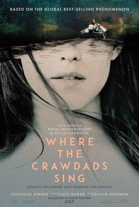 Where The Crawdads Sing Delia Owens, Prime Suspect, Crawdads Sing, Where The Crawdads Sing, Michael Hyatt, Sing Movie, Beneath The Surface, Columbia Pictures, Reese Witherspoon