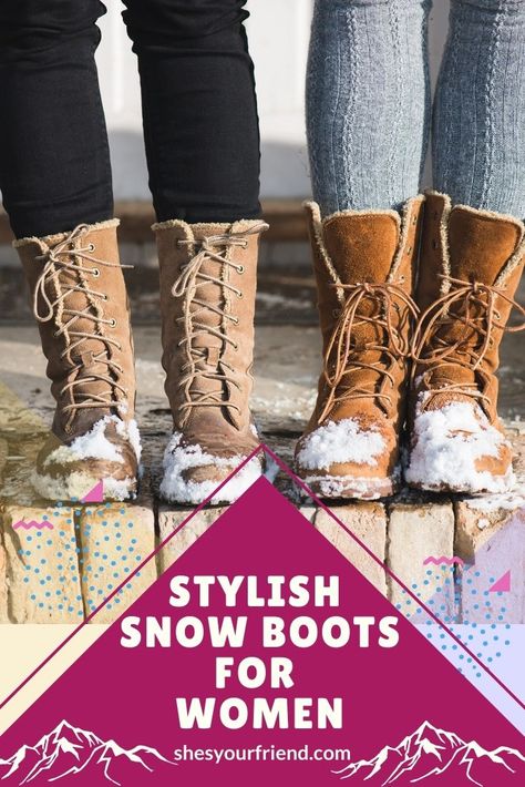 The best snow boots for women that are warm, insulated, water-proof and stylish. | boots for women | snow boots for women | stylish boots for women | women's style | winter style Women’s Winter Boots 2022, Best Snow Boots Woman, Best Winter Boots Women, Stylish Boots For Women, Stylish Snow Boots, Shoe Hacks, Snow Boots For Women, Ugg Snow Boots, Women Snow Boots