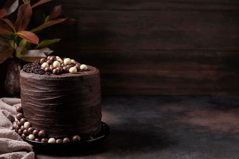 Landscape Food Photography, Cake Landscape, Chocolate Cake Images, Cake Background, Chocolate Cake With Coffee, Cake Frame, Tasty Chocolate Cake, Dark Chocolate Cakes, Dessert Pictures