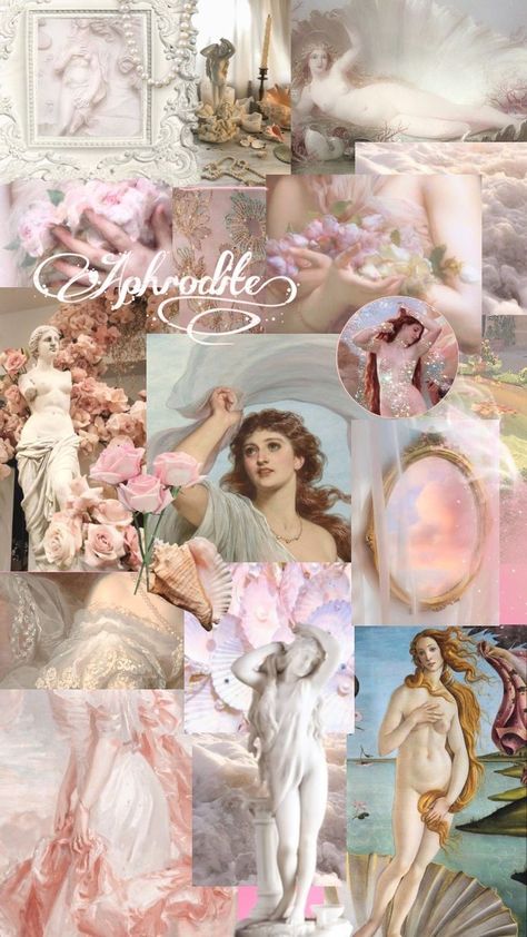 Aphrodite Cabin, Aphrodite Aesthetic, Wallpaper Aesthetic Wallpaper, Aphrodite Goddess, L Wallpaper, Ethereal Aesthetic, Witchy Wallpaper, Angel Aesthetic, Goddess Of Love