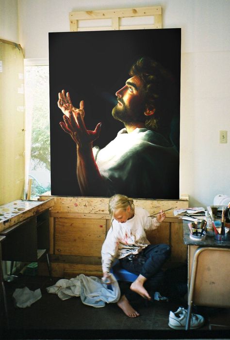 Akiana Kramarik Akiane Kramarik, Child Prodigy, Bible Illustrations, Jesus Painting, Step Inside, Young Artist, The Song, Beautiful Paintings, Jesus Christ