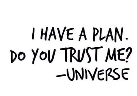 Believe In Universe, Trust The Universe Quotes, Do You Trust Me, Trust The Universe, Purpose Quotes, I Have A Plan, You Ve Got This, One Way Or Another, Universe Quotes