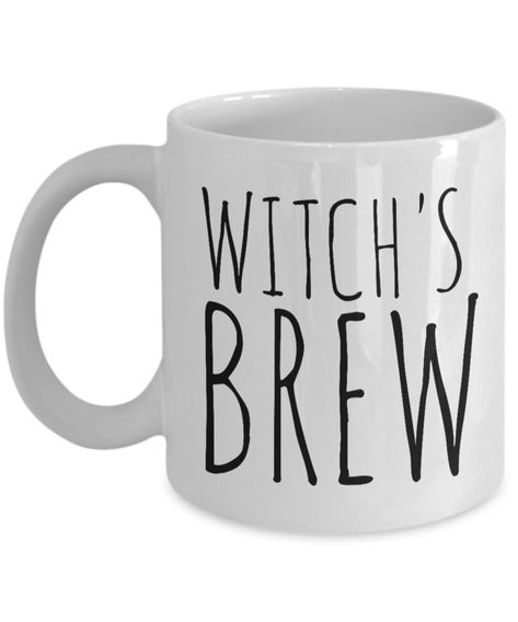 Witches Gifts - Witch Brew Cup - Witch's Brew Coffee Mug Ceramic Tea Cup Witch Brew, Funny Glasses, Witch's Brew, Witch Gift, Tea Glasses, Ceramic Tea Cup, Coffee Cup Gifts, Brew Coffee, Witches Brew