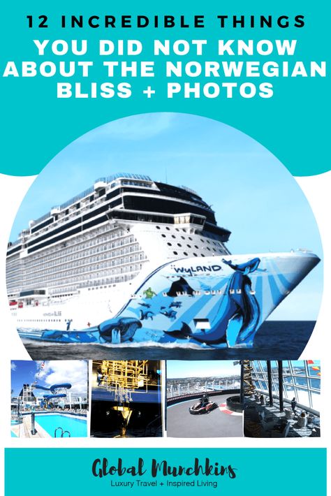 Check out these 12 incredible things you did not know about the Norwegian Cruise Lines bliss plus photos! #NCL #cruise #norwegiancruiselines #travel #cruisetips #vacation #review Ncl Bliss Secrets, Ncl Bliss, Norwegian Cruise Escape, Norwegian Bliss, Cruise Checklist, Alaska Travel Cruise, Cruise Ship Vacation, Cruise Vibes, Norwegian Epic