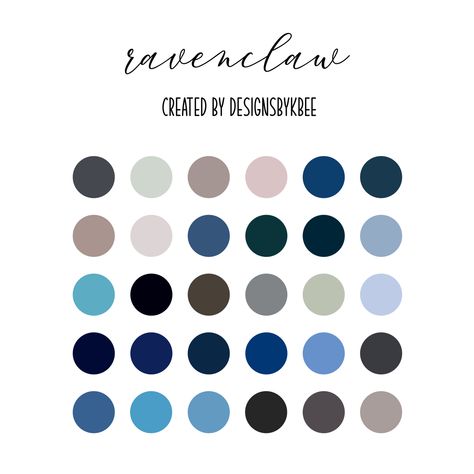 Ravenclaw Colors, Deep Winter Palette, Procreate Color Palette, Colour Blocking Fashion, Note Writing Paper, Color Plan, Palette Art, Brand Color Palette, Color Palette Design