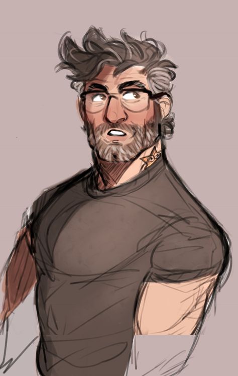 MYAH! — HE Beefy Man Reference Pose, Character Looking Up Reference, Coffee Character Design, Old Man Drawing Reference, Older Man Drawing, Older Man Character Design, Old Men Drawing, Business Man Character Design, Trans Character Design