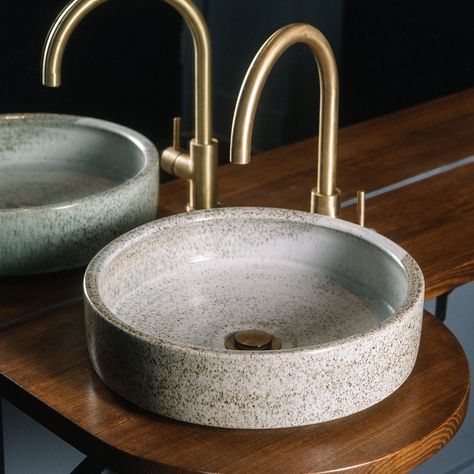 Clay Sinks, Marble Sink, Cerámica Ideas, Downstairs Bathroom, Ceramic Sink, Hobart, Wash Basin, House Inspiration, Handmade Ceramics