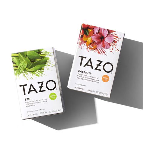 Tea Cup Logo, Tazo Tea, Tea Labels, Cup Logo, Brand Refresh, Tea Brands, Coffeehouse, Tea Packaging, Coffee Packaging