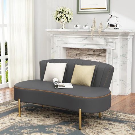 Saleh Upholstered Bench Bench With Backrest, Bedroom Beige, Accent Sofa, Modern Loveseat, Modern Couch, Settee Sofa, Sofa Bench, Small Sofa, Selling Furniture