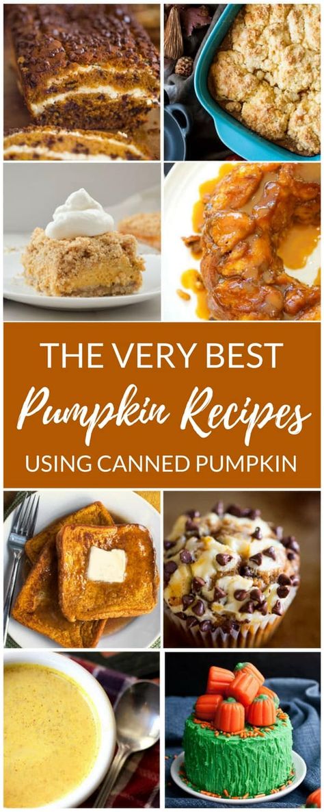 Recipes Using Canned Pumpkin, Best Pumpkin Recipes, Canned Pumpkin Recipes, Pumpkin Cobbler, Cupcake Diaries, Dessert Pie Recipes, Pumpkin French Toast, Pumpkin Recipes Easy, Diy Easy Recipes