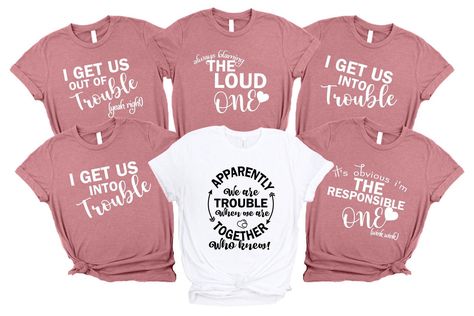 Best Friend Shirts, Party Group Tees, Matching Best Friend Shirts, Funny Best Friend Birthday Gift Idea, Apparently We're Trouble Shirts, best friend gift,best friend shirt,bff birthday gift,apparently trouble,are together shirt,funny besties shirt,bff matching tee,friend gift idea,party group shirt,funny friend shirt,apparently we're tee,girls trip shirt,group vacation shirt  Welcome to my store! I'm absolutely thrilled to have you here. My main aim is to ensure your happiness and satisfaction. Best Friend Shirts Funny, Matching Best Friend Shirts, Group Vacation Shirts, Funny Best Friend, Group Vacation, Friend Shirts, Friend Shirt, Bff Matching, Best Friend Birthday Gift