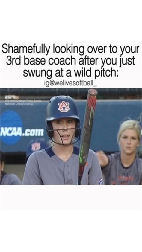 Softball Vs Baseball, Softball Stereotypes, Softball Relatable, Cute Softball Quotes, Softball Rules, Softball Chants, Funny Softball Quotes, Sports Quotes Softball, Softball Memes Funny