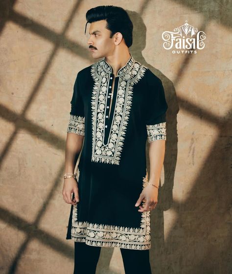 Exclusive Trending Designer Luxury Embroidery Work Kurta Pajama Set 🔥💥🖤 👉 PLEASE FOLLOW @faisaloutfits FAISAL OUTFITS IS FEATURING PLATFORM FOR MEN'S FASHION | COUTURE | STYLE | LIFESTYLE ___________________________________________________ 👉 MADE TO MEASURE AVAILABLE 🔥 TAKE A SCREENSHOT AND SEND ME ON WHATSAPP FOR ORDER 👇👇👇 🌟 BOOK YOUR ORDER ON WHATSAPP 👉+91 9027731632 🌟 ALSO DM US TO ORDER ⬇️ 👉 @faisal_kurta_design44 ___________________________________________________ 🌟 GET YOUR DRE... Men Indian Wear, Indian Wear For Men, Designer Kurta For Men, Indian Wedding Suits Men, Indian Fits, Indian Wedding Clothes For Men, Mens Indian Wear, Kurta Pajama Men, Luxury Embroidery