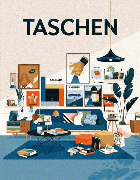 Taschen Summer Sale Art On The Wall, Illustration Design Graphique, Interior Illustration, Art Et Illustration, Arabian Nights, Flat Illustration, Illustrations And Posters, Editorial Illustration, Illustration Vector