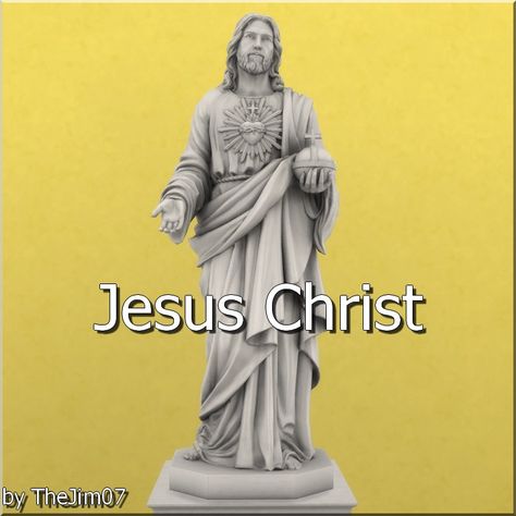 Mod The Sims - Jesus Christ Sims 4 Christian Cc, Los Sims 4 Mods, Sims 4 Hair Male, Jesus Of Nazareth, Furniture Cc, Sims Medieval, Royal Furniture, The Sims 4 Packs, Play Sims