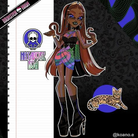 Monster High Gorgon Oc, Monster High Oc Art, Monster High Ocs, Monster High Oc, Monster High Cosplay, Monster H, Arte Monster High, Moster High, Custom Monster High Dolls