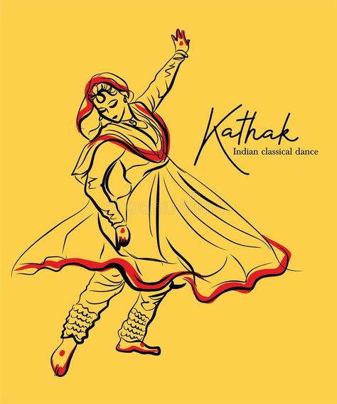 Indian Classical Dance Kathak Sketch Vector Illustration Stock Illustrations – 8 Indian Classical Dance Kathak Sketch Vector Illustration Stock Illustrations, Vectors & Clipart - Dreamstime Kathak Sketch, Kathak Dance Drawing, Classical Moodboard, Dance Kathak, Style Fanart, Dancing Drawing, Kathak Dance, Native American Dance, Paintings Ideas