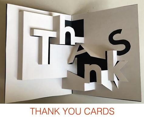 Thank you pop-up cards Arte Pop Up, Wall Hanging Paper Craft, Hanging Paper Craft, Craft For Home Decoration, Hanging Diy, Flower Wall Hanging, Pop Up Art, Paper Engineering, Paper Pop