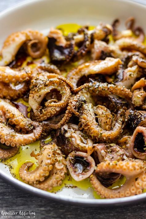 Step by Step How to Make Marinated Baby Octopus 4 Best Octopus Recipes, Octopus Recipes Italian, Squid Tentacles Recipe, Fried Octopus Recipes, Sauteed Octopus Recipe, Baby Octopus Recipe, Grilled Octopus Recipe, How To Cook Octopus, Roasted Octopus