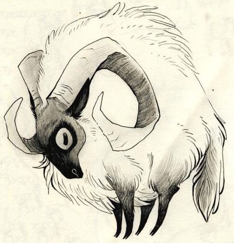 Ram Illustration Art, Cute Ram Drawing, Ram Character Design, Ram Reference, Goat Character Design, Ram Cartoon, Creature Design Concept, Botox Eyebrow Lift, Ram Sketch