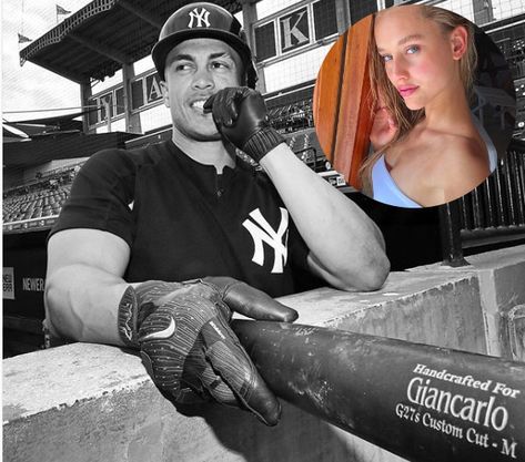 Chase Carter  Meet Chase Carter; this stunning young lady is according to recent reports the new girlfriend of  MLB player Giancarlo Stanton, former outfielder for the Miami Marlins, a New York Yankee since December 11, 2017. Because Mlb Yankees, Army Wife Life, Don Mattingly, Giancarlo Stanton, Damn Yankees, Chefs Kiss, Baseball Boys, Yankees Baseball, Sports Hero