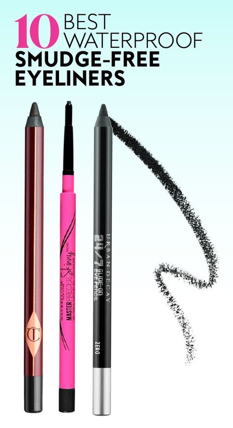 Easiest Eyeliner To Apply, Best Gel Eyeliner Pencil, Best Waterproof Eyeliner Pencil, Best Drugstore Waterproof Eyeliner, No Smudge Eyeliner, Best Smudge Proof Eyeliner, Best Pencil Eyeliner, Best Eyeliner For Waterline, Best Liquid Eyeliner