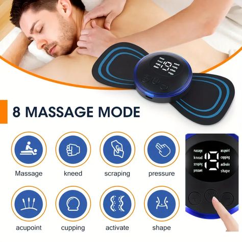 Portable Mini Massager For Whole Body Pain Relief - Ideal For Shoulders, Back, Waist, Arms, Wrists, Thighs, Legs, And Feet - Temu Neck Stretcher, Relax Muscles, Mini Massager, Neck And Back Massager, Electric Massager, Massage Equipment, Neck Massager, Muscle Pain Relief, Muscle Soreness