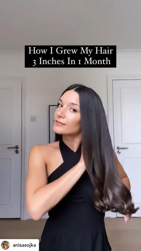 How to Grow Hair 3Inches in 1 month ✨ | Hair styles, Hair maintenance, Long hair styles Homemade Hair Treatments, Long Hair Tips, Hair Growing Tips, Homemade Hair Products, Hair Tips Video, Healthy Hair Tips, Diy Hair Care, Hair Tutorials For Medium Hair, Hair Growth Tips