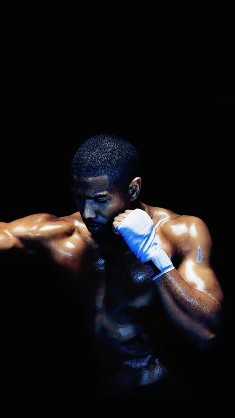 Michael B Jordan Girlfriend, Creed Boxing, Jordans Aesthetic, Rocky Poster, Boxer Aesthetic, Aesthetics Bodybuilding, Boxing Images, Gym Wallpaper, Boxing Posters