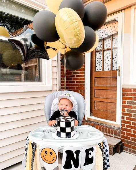 Brady is ONE Happy Dude! 😎. Celebrated our big guys first birthday a little early with our Cleveland family and friends. #firstbirthday #onehappydude #boymom #birthdayparty #toddlerstyle One Rad Dude First Birthday, First Birthday Boy Pictures, 1st Birthday Party Themes For Boys, Baby First Birthday Themes Boy, Baby Boy One Year Birthday Themes, One Cool Dude First Birthday Party, 1st Bday Themes For Boys, Unique First Birthday Ideas, Little Boy First Birthday